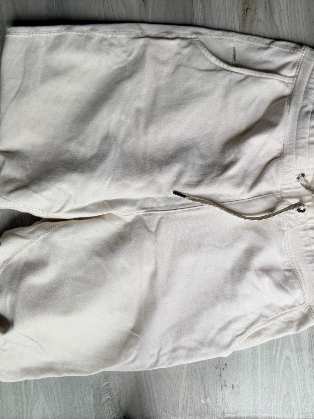 Women's Off-White Drawstring Sweatpants